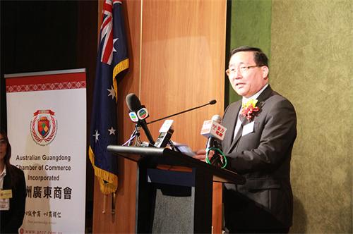 李华新总领事出席澳洲广东商会成立庆典